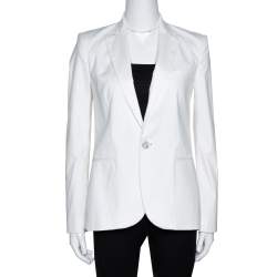 مملوكة مسبقًا جاكيت بليزر رالف لورين قطن سترتش مفصل مقاس متوسط - ميديوم