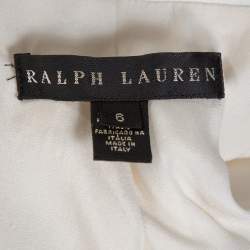 مملوكة مسبقًا جاكيت بليزر رالف لورين قطن سترتش مفصل مقاس متوسط - ميديوم