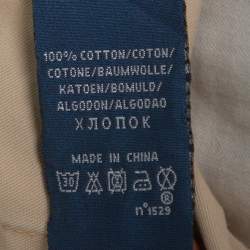 Pre Owned Ralph Lauren Beige Equestrian Print Cotton Thompson 650 Pants M