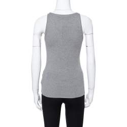 Pre Owned توب رالف لورين تانك كشمير رمادي S