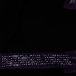 Pre Owned Ralph Lauren Black Merino Wool Knit Tube Skirt S