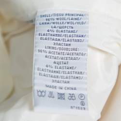 مملوكة مسبقًا Ralph Lauren Cream Knit Pencil Skirt M