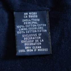 مملوكة مسبقًا جاكيت بليزر رالف لورين مزين جيب مطرز شعار الماركة تريكو أزرق كحلي مقاس كبير (لارج)