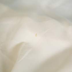 مملوكة مسبقًا Ralph Lauren Cream Tulle Ruffle Detail Button Front Top M