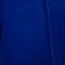 مملوكة مسبقًا قميص رالف لورين رير أزرق رويال بأزرار أمامية مقاس متوسط - ميديوم