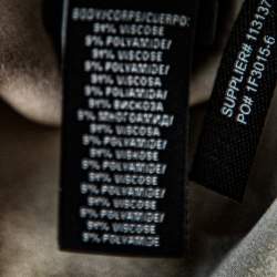 Pre Owned Ralph Lauren Grey Lace Top & Pencil Skirt Set S