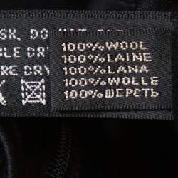 Pre Owned Ralph Lauren Black Wool Pencil Skirt S