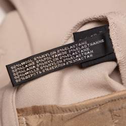 Pre Owned Ralph Lauren Beige Wool Flared Leg Trousers M