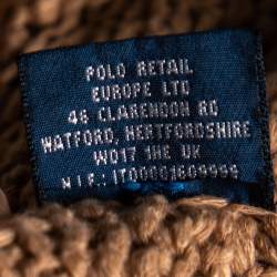 Pre Owned Ralph Lauren Light Brown Knit Shrug XS/S