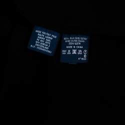 مملوكة مسبقًا قميص رالف لورين حرير أسود بأزرار أمامية مقاس متوسط - ميديوم  