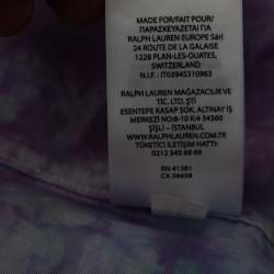 مملوكة مسبقًا Ralph Lauren Multicolored Tie Dyed Cotton Button Front Relaxed Fit Shirt M