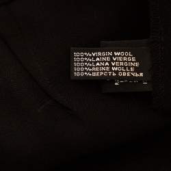 Pre Owned Ralph Lauren Black Wool Crepe Formal Pants M 