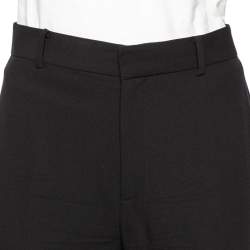 Pre Owned Ralph Lauren Black Wool Crepe Formal Pants M 