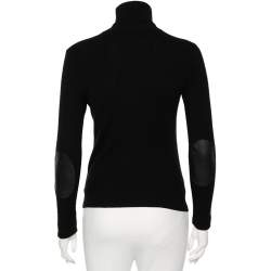 Pre Owned Ralph Lauren Black Cashmere Long Sleeve Turtleneck Sweater M