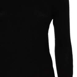 Pre Owned Ralph Lauren Black Cashmere Long Sleeve Turtleneck Sweater M