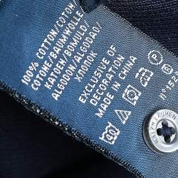 Pre Owned Ralph Lauren Navy Blue Cotton Pique Skinny Polo T-Shirt XS