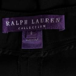 Pre Owned Ralph Lauren Black Wool Tailored Pants M