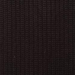 Pre Owned Ralph Lauren Brown Wool & Cashmere Knit Fringed Turtle Neck Sweater L