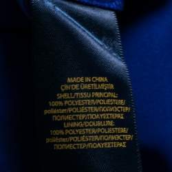 Pre Owned Ralph Lauren Blue Crepe Sleeveless Jumpsuit L