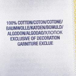 Pre Owned Ralph Lauren Yellow Cotton Button Front Shirt XXXL