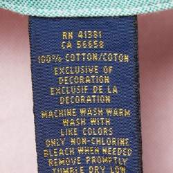 Pre Owned Ralph Lauren Multicolor Cotton Button Down Full Sleeve Custom Fit Shirt M