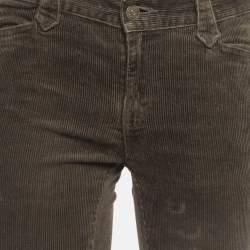 Pre Owned Ralph Lauren Olive Green Corduroy Pants S