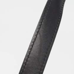 Pre Owned Ralph Lauren Black Canvas Embroidered Tote