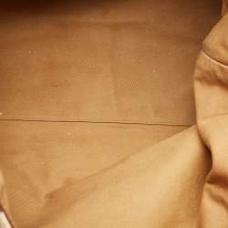 Ralph Lauren Multicolor Equestrian Canvas and Leather Shopper Tote