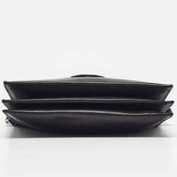 Ralph Lauren Black Leather Ricky Clutch Bag