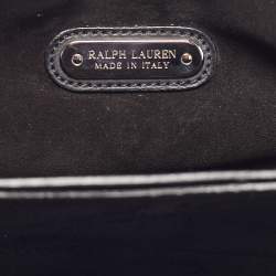 Ralph Lauren Black Leather Ricky Clutch Bag