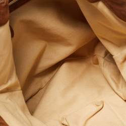 Pre Owned Ralph Lauren Brown Suede Fringe Hobo