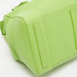 Pre Owned Ralph Lauren Apple Green Leather Ricky 33 Tote