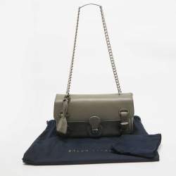 Ralph Lauren Grey Ricky Chain Shoulder Bag