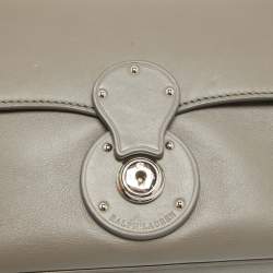 Ralph Lauren Grey Ricky Chain Shoulder Bag