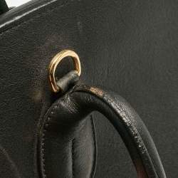 Ralph Lauren Black Leather Ricky 33 Tote