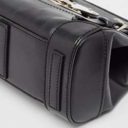 Ralph Lauren Black Leather Mini Ricky Crossbody Bag