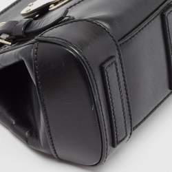 Ralph Lauren Black Leather Mini Ricky Crossbody Bag