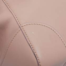 Ralph Lauren Light Pink Leather Soft Ricky 33 Tote