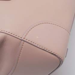 Ralph Lauren Light Pink Leather Soft Ricky 33 Tote