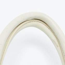 Pre Owned Ralph Lauren Light Cream Leather Soft Ricky 33 Tote