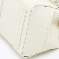 Pre Owned Ralph Lauren Light Cream Leather Soft Ricky 33 Tote