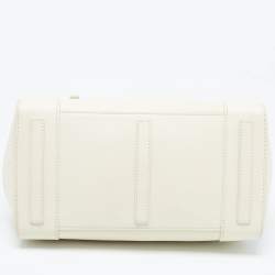 Pre Owned Ralph Lauren Light Cream Leather Soft Ricky 33 Tote