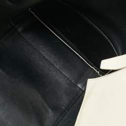 Pre Owned Ralph Lauren Light Cream Leather Soft Ricky 33 Tote