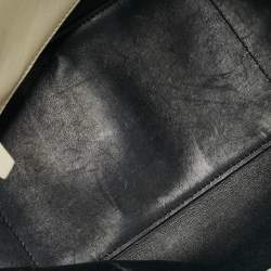 Pre Owned Ralph Lauren Light Cream Leather Soft Ricky 33 Tote