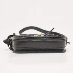 Ralph Lauren Black Leather Ricky Tassel Crossbody Bag