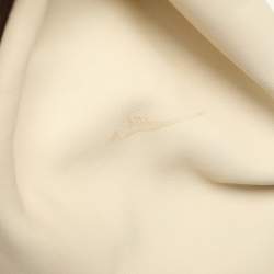 Ralph Lauren Cream/Brown Leather Ricky 33 Tote