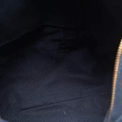 Pre Owned Ralph Lauren Navy Blue/Red Canvas Embroidered Tote