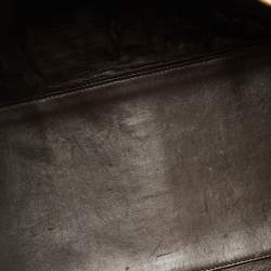 Pre Owned Ralph Lauren Gold Alligator Embossed Leather Ricky 40 Tote