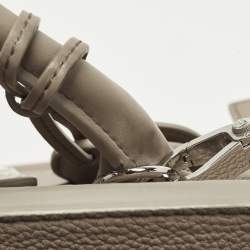 Pre Owned حقيبة رالف لورين ريكي 33 جلد بيج