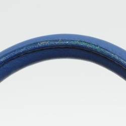 مملوكة مسبقًا Ralph Lauren Ricky Two Tone Blue Leather Tote